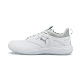 PUMA Damen Ignite Malibu WMNS Golfschuh, White Silver Lucite Metallic Gray,...