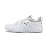 PUMA Damen Ignite Malibu WMNS Golfschuh, White Silver-Lucite, 40.5 EU