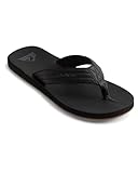 Quiksilver Herren Carver Nubuck - Sandals For Mens Zehentrenner, Schwarz...