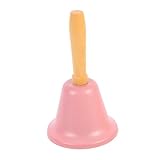 TOBBOMEY Retro Weihnachtsglocke mit Holzgriff Metall Handglocke...