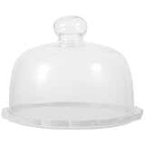 YARNOW Glasglocke Kuchenglocke Glas- Haube Käseglocke mit Keramik Teller...