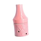 TOYANDONA Keramik Moxibustion Topf Rosa Moxa Halter mit Rauchfilter...