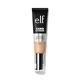 e.l.f. Camo CC Cream, farbkorrigierende Foundation mit mittlerer bis voller...