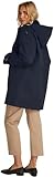 Tommy Hilfiger Damen Parka Cotton Hood Trenchcoat, Blau (Desert Sky), 40
