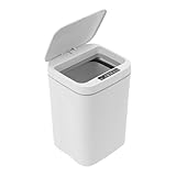 Haoxuesen Mülleimer, intelligenter Mülleimer mit Sensor, 16 l, Weiß,...