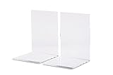 MAUL Buchstütze aus Acryl (2er Pack) 10x10x13cm | Bücherhalter, Organzier...