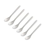 FACKELMANN | 6er Set Eierlöffel Frühstückslöffel 14 cm | Farbe: Weiß |...