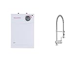 Boiler Warmwasserspeicher 5 L Untertisch steckerfertig + Armatur 2 kW...
