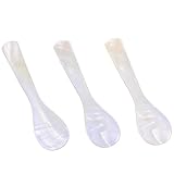 HJZHII 3 Stück Kaviarlöffel, Perlmutt Muschel Löffel mit Hand Craft...