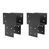 Robuste Metall-Pfostenkappen-Spannhalterung für Pavillon, 4 x 4 Pfosten...