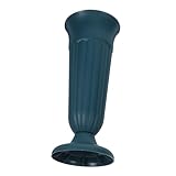 WEKADRIN Friedhofsvase Memorial Blumentopf aus Robustem PP mit Sockel...