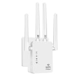 Aenxwa WLAN-Extender-Signalverstärker für bis zu 6.000 m² und 60...
