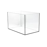 VIALIA Aquarium rechteckig 40x25x25 cm, 25 Liter, Glasbecken für Fische...