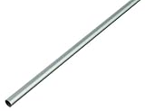 Alberts 473433 Rundrohr | Aluminium, silberfarbig eloxiert | 1000 x 10 x 1...