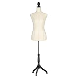 Semplix Schneiderbüste – Schneiderpuppe aus Styropor (EPS) mit...