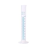 25–1000 ml blauer Messzylinder aus Kunststoff, Milliliter-Messbecher,...