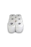6 Handtuchrollen 2-lagig Tissue Papierrollen MIDI Rollen Hochweiß 20cm...