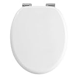WOLTU Premium WC-Sitz Toilettensitz mit Absenkautomatik, MDF Holzkern,...