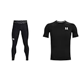 Under Armour Lange Sportleggings; atmungsaktive enganliegende Laufhose &...