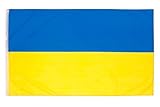 Aricona Ukraine Flagge 90x150 cm - Ukrainische Nationalflagge mit...