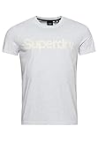 Superdry Herren Core Logo T-Shirt, schmale Passform, gerippter...