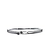 Made by Nami Dünnes Wickel-Armband Herren & Damen mit Karabiner-Haken...