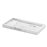 Luxspire Badezimmertablett, Harz Schminktisch Tablett Organizer Deko...