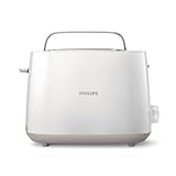 Philips Toaster – 2 Toastschlitze, 8 Stufen, Brötchenaufsatz,...