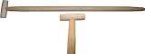 Spatenstiel Grabegabel Spatengabel Stiel Holzstiel T Griff 110cm Ø 36...
