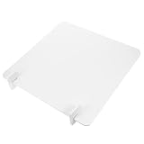 Healvian Tischteiler PVC 40x40cm Trennwand Sichtschutz für Arbeitsplätze...