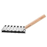 EPIGEIST Edelstahl Wurstroller mit Extra Langem Holzgriff Grillrost für...