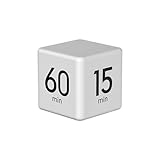 Tiardey Würfel-Timer, Schwerkraft-Flip-Küchentimer für Zeitmanagement...