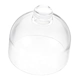 HOMSFOU 1 x 17,8 cm große Glas-Kuchendeckel, runde Kuchenglocke,...