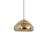 Moderne Pendelleuchten im minimalistischen Stil aus galvanisiertem Glas mit...