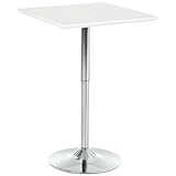 Mounteps Bartisch Bistrotisch Pub Höhenverstellbarer Quadratischer...