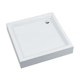 Aquabad Duschwanne NORMA, Maße 80x80cm quadratisch für Duschkabine,...