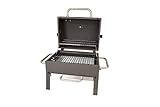 ACTIVA Tischgrill Holzkohle Angular ToGo I Camping Grill mit Deckel &...