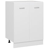 vidaXL Unterschrank mit 2 Regalböden Küche Schrank Küchenzeile...