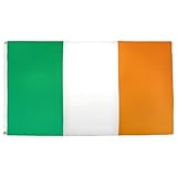 AZ FLAG Flagge Irland 90x60cm - IRISCHE Fahne 60 x 90 cm feiner Polyester -...