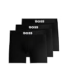 BOSS Herren Boxerbr 3p One Boxer Brief, Black 001, XL