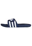 adidas Unisex Adissage Slides, Dark Blue / Cloud White / Dark Blue, 42 EU