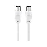 Goobay 11514 Antennenkabel 10m / Koax Stecker auf Koax Buchse / SAT Kabel...