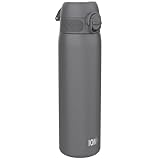 ION8 Leicht Stahl-Trinkflasche, 600 ml, Nicht IsoliertAuslaufsicher,...