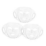 LOLIPPYY 3 Stück Wiederverwendbare Silikon Gesichtsmaske Abdeckungen für...