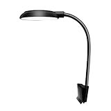 Elnwnnkc LED Aquarium Clamp Light Clip On Fischtanks Beleuchtung 360-Grad...
