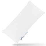 Uniency Daunenkissen 40x80 3 Kammer 100% Baumwollbezug Füllung 550g:...