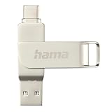Hama USB Stick, 64GB, USB C 3.1/3.0, USB A (Speicherstick, USB Stick 3.0,...