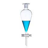 STJNFCY Scheidetrichter Glas, 60/125/250/500/1000/2000ml,mit 24/29 Gelenken...