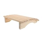 ifundom Sauna Kopfstütze Holz Rückenkissen aus Langlebigem Kiefernholz...