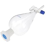 Baluue Trenntrichter 125 Ml Birnenform Borosilikatglas Labor Standardkegel